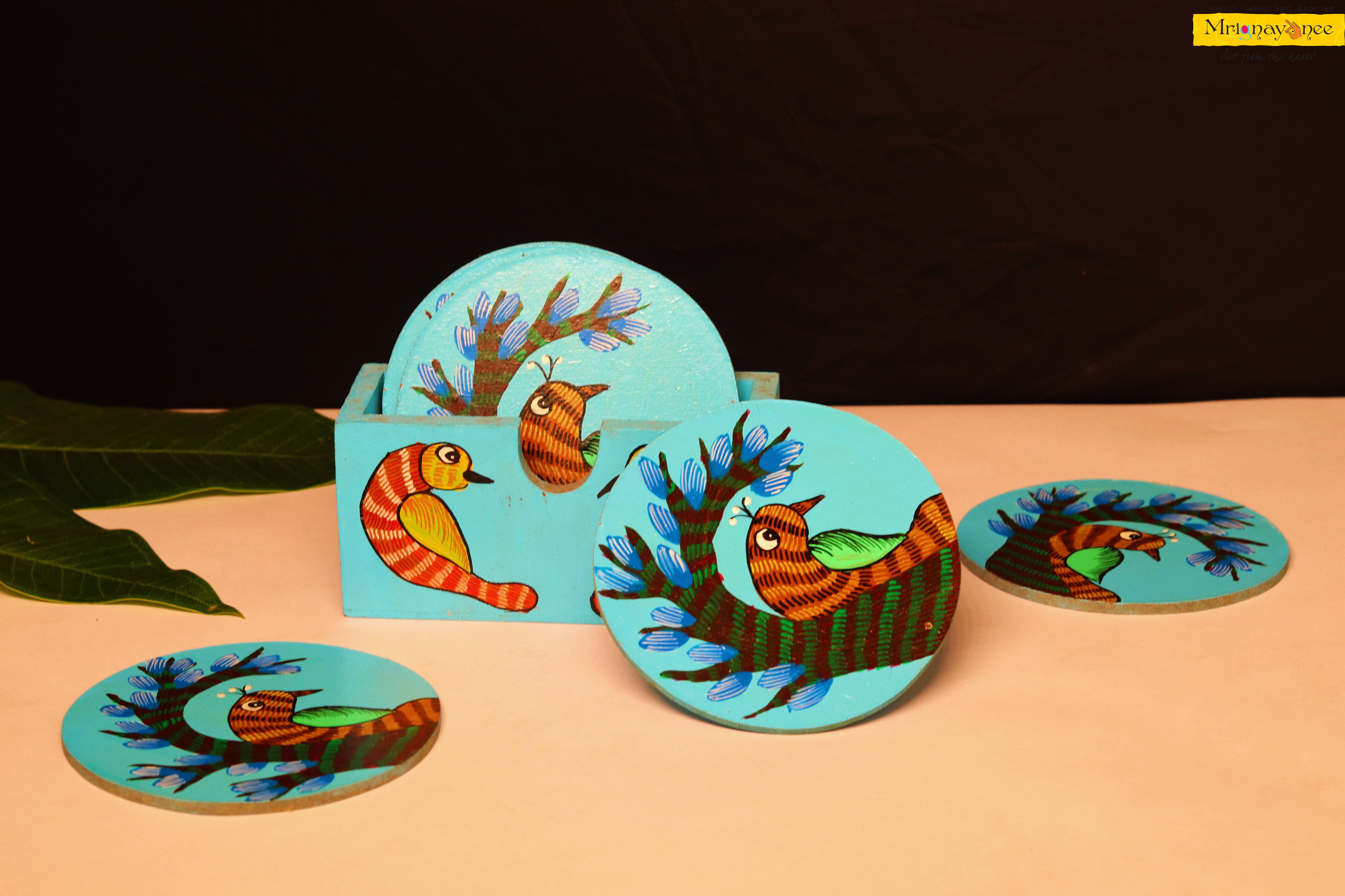 Gond art coasters(1)